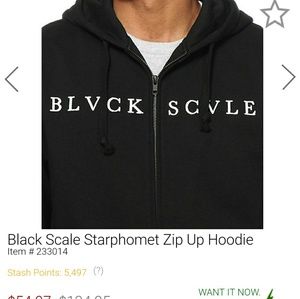 Black Scale hoodie